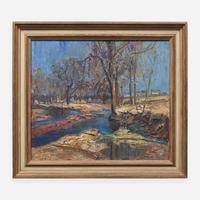 Walter Emerson Baum (American, 1884-1956) Landscape (Brook)