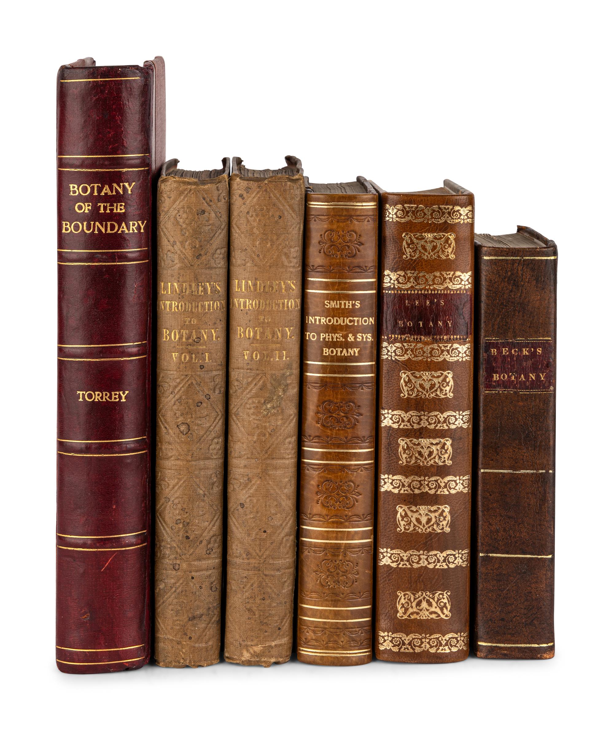 [BOTANY]. A group of 5 works, including: