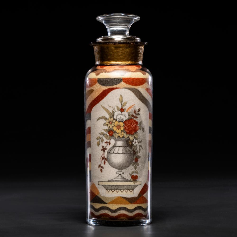 <strong>A Rare and Important Andrew Clemens </strong>(American, 1857-1894)<strong> Portrait Sand Bottle </strong>