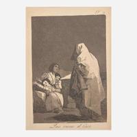 Francisco Goya (Spanish, 1746–1828) Que se la Llevaron (Plate 8 from 'Los Caprichos'); together with 5 other works