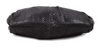 A Bottega Veneta Black Python Clutch, 8" H x 11.25" W x 1.5" D.