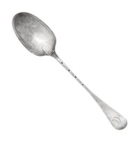 A Scottish Silver Basting Spoon