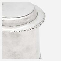A silver covered tankard Peter Van Dyck (1684-1750), New York, NY, circa 1720