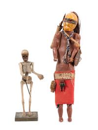 A Group of Carved Folk Art Objects