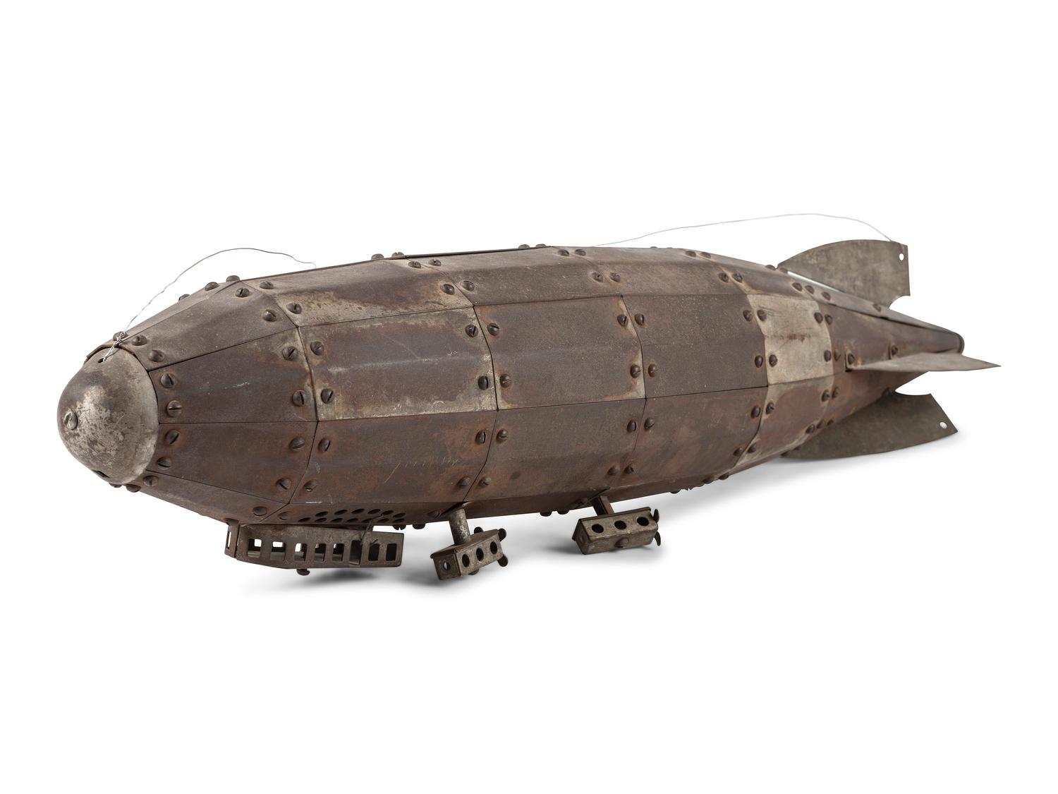 A Scratch-Made Zeppelin or Dirigible Model