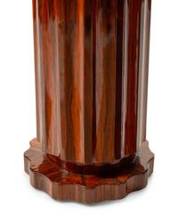 A Pair of Continental Rosewood Veneered Pedestals