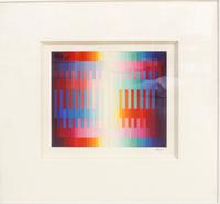 Yaacov Agam, (American, b. 1928), Magic Rainbow V, 1980