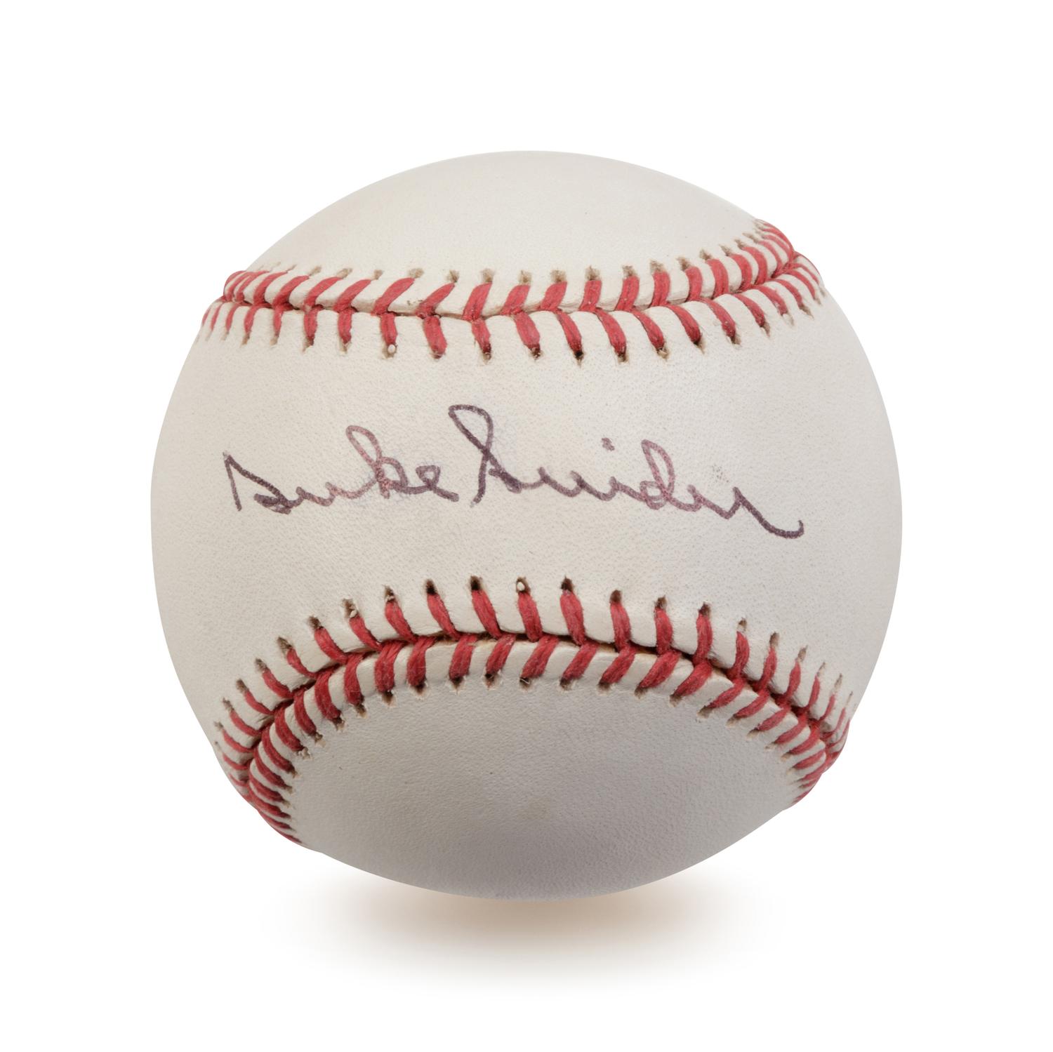 A Group of 33 Duke Snider Signed Baseballs,