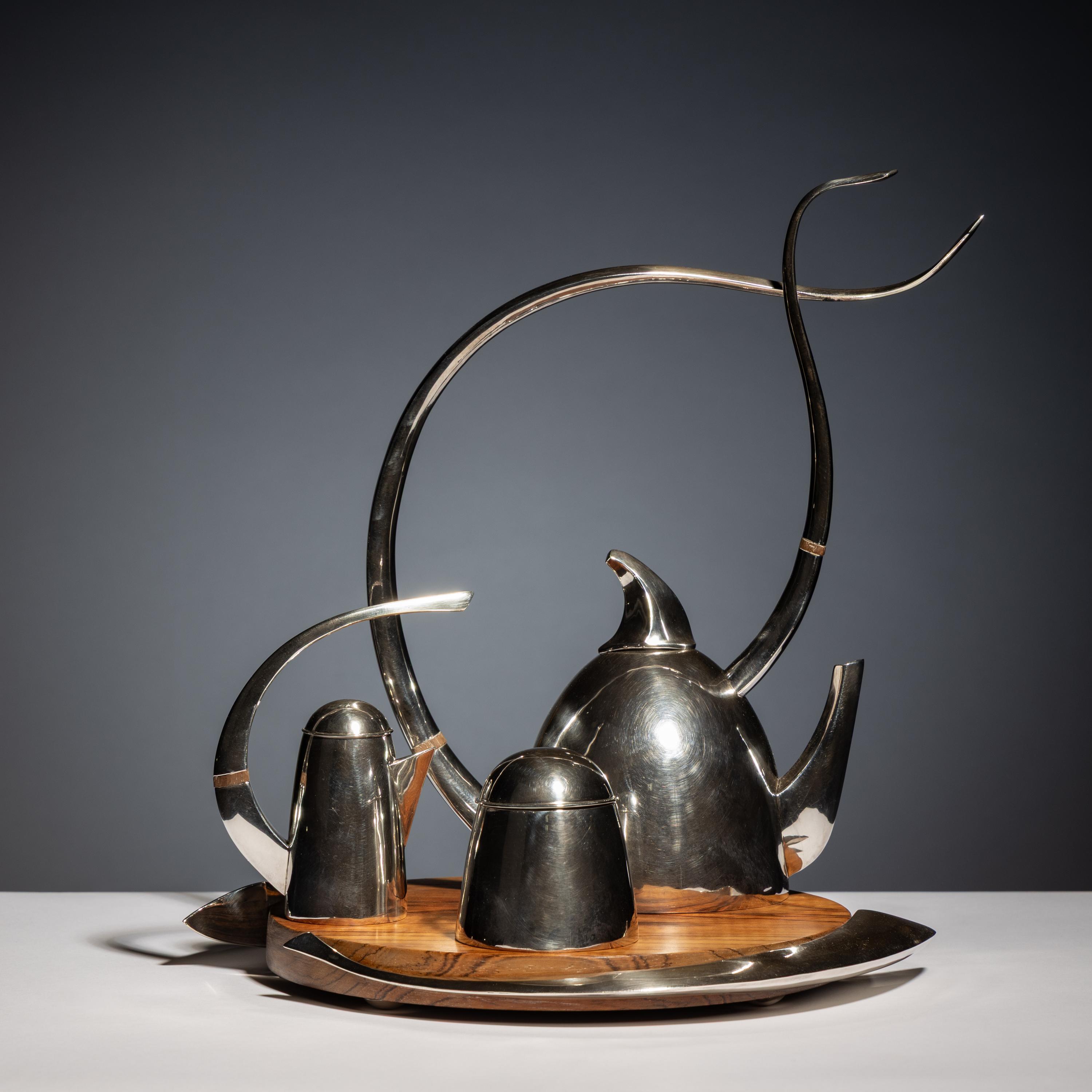 Sterling Silver Tea Service and tray, 1997