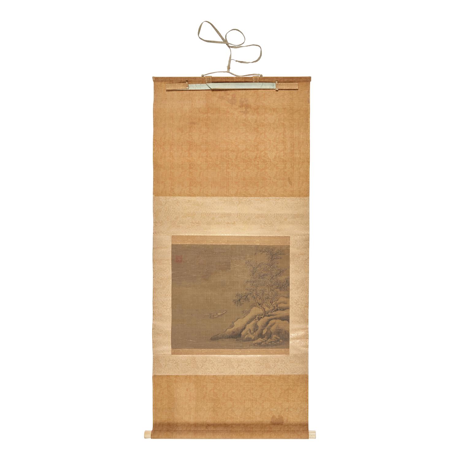 A Chinese Ming Dynasty 'Landscape' Painting — 明人山水立軸