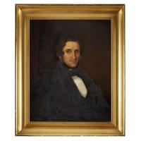 American School 19th century Pair of portraits: a lady and a gentleman, circa 1830