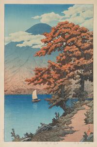 Kawase Hasui, (1883-1957), Lake Chuzenji At Nikko, dated 1930; Okayama Korakuen (Korakuen garden, Okayama), dated February 12, 1934, wi