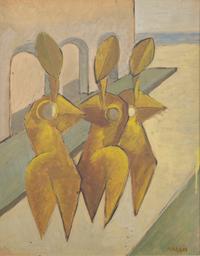 Basil Marros (Greek, 1897-1954) — Figures , c. 1930