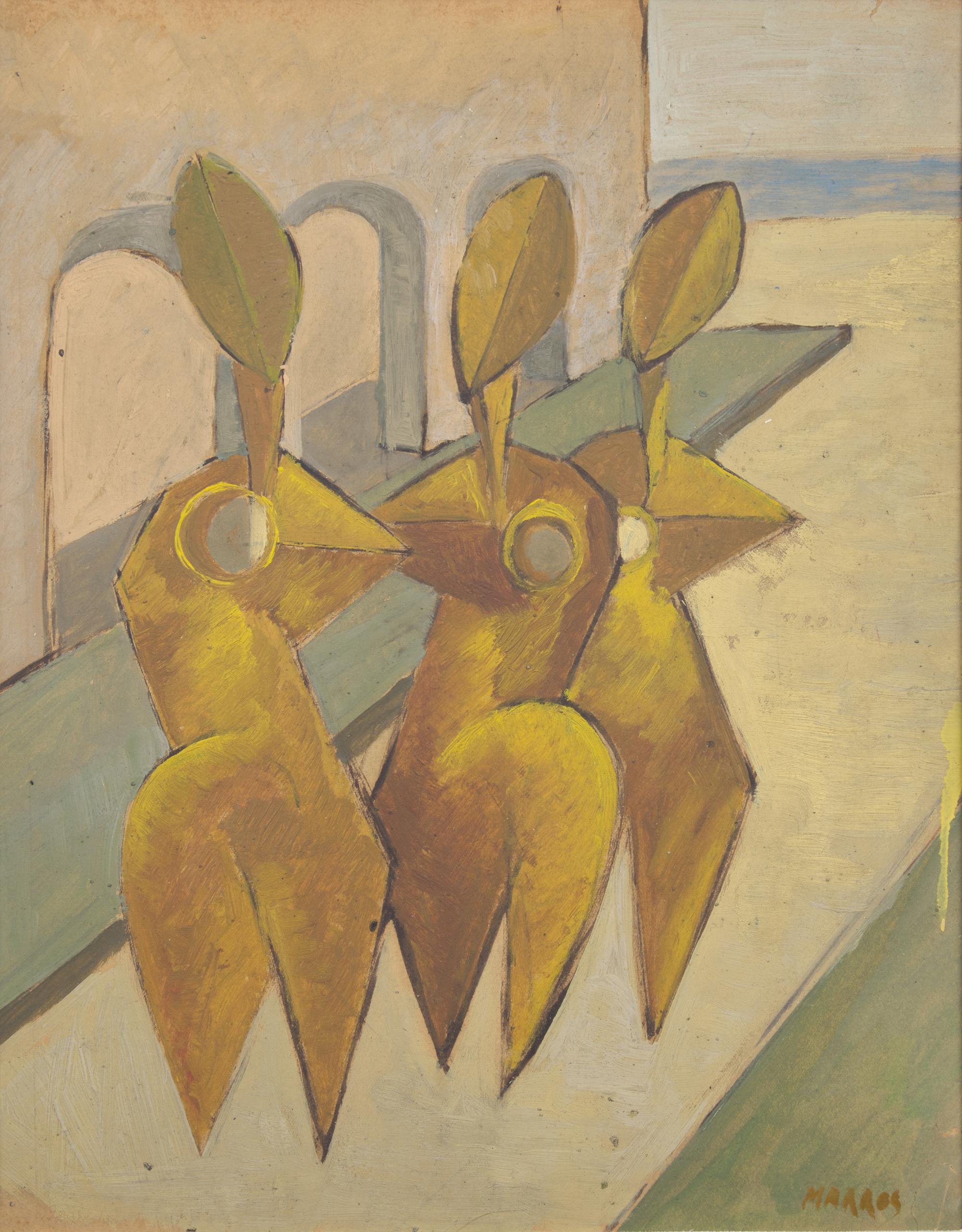 Basil Marros (Greek, 1897-1954) — Figures , c. 1930