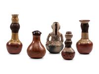Maricopa and Tohono O'odham Figural Pottery Vases