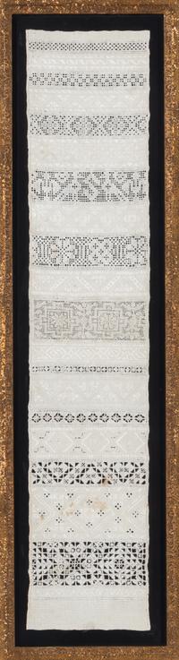 An English Whitework Lace Sampler
