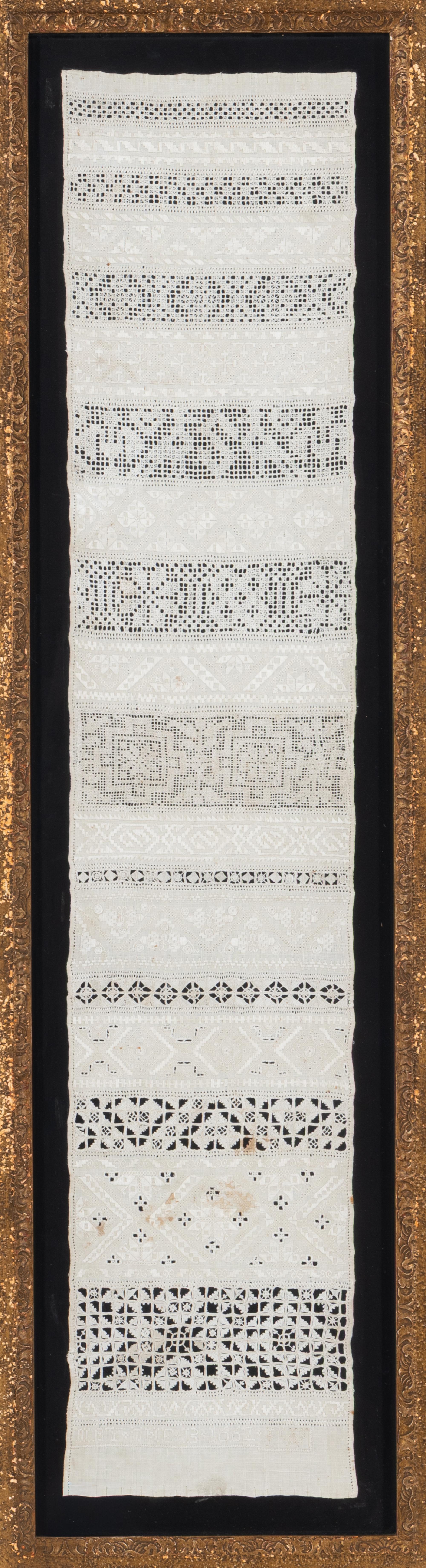 An English Whitework Lace Sampler
