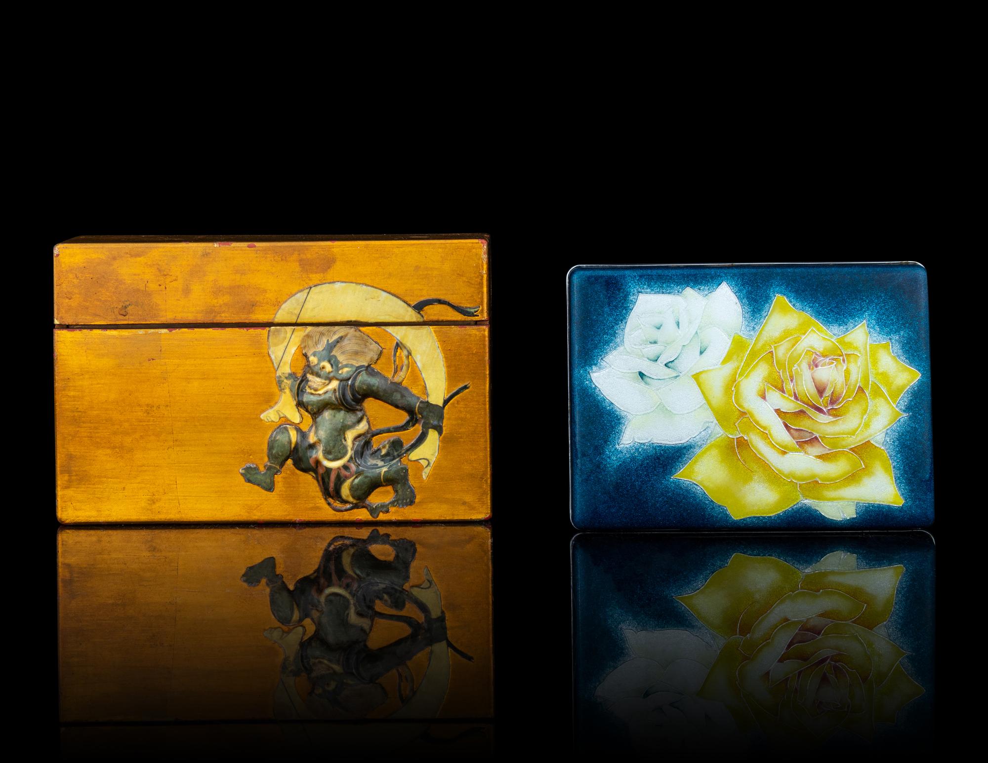 Two Japanese Stationery Boxes