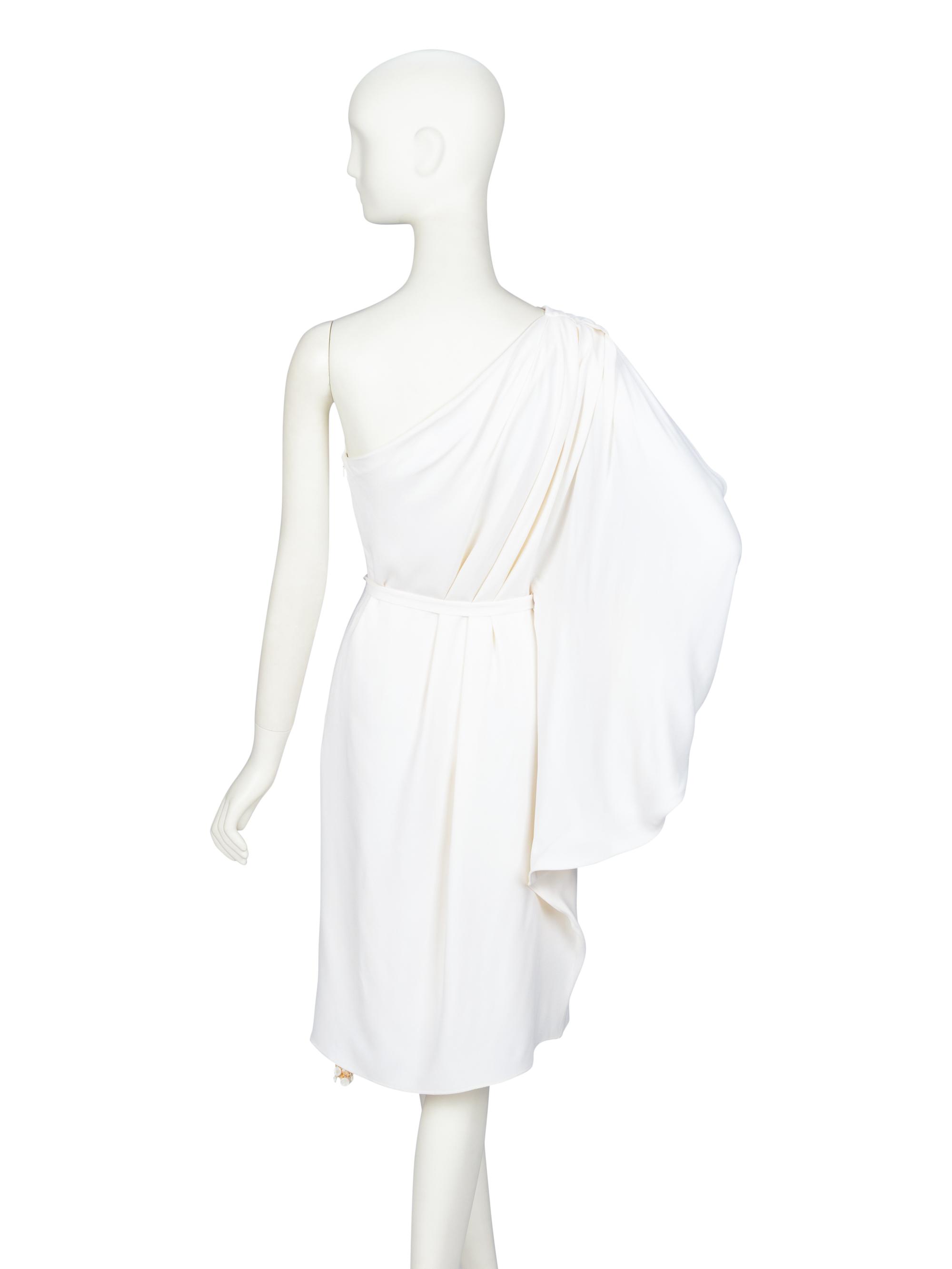 Christian Dior by John Galliano , Draped One-Sleeve Dress