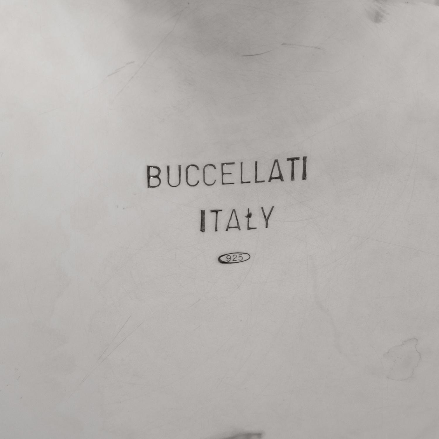 A Buccellati Silver Water Pitcher and Bowl