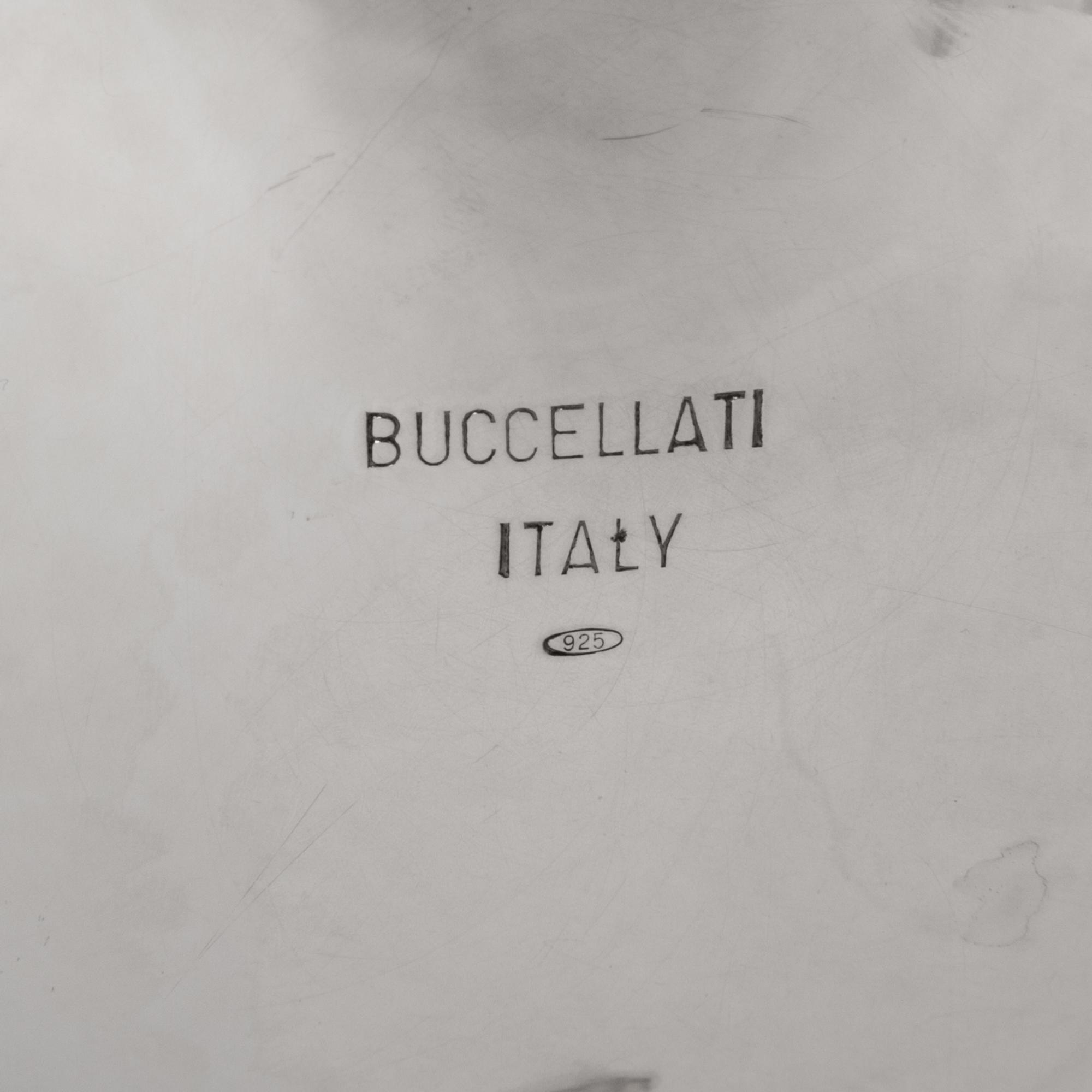 A Buccellati Silver Water Pitcher and Bowl