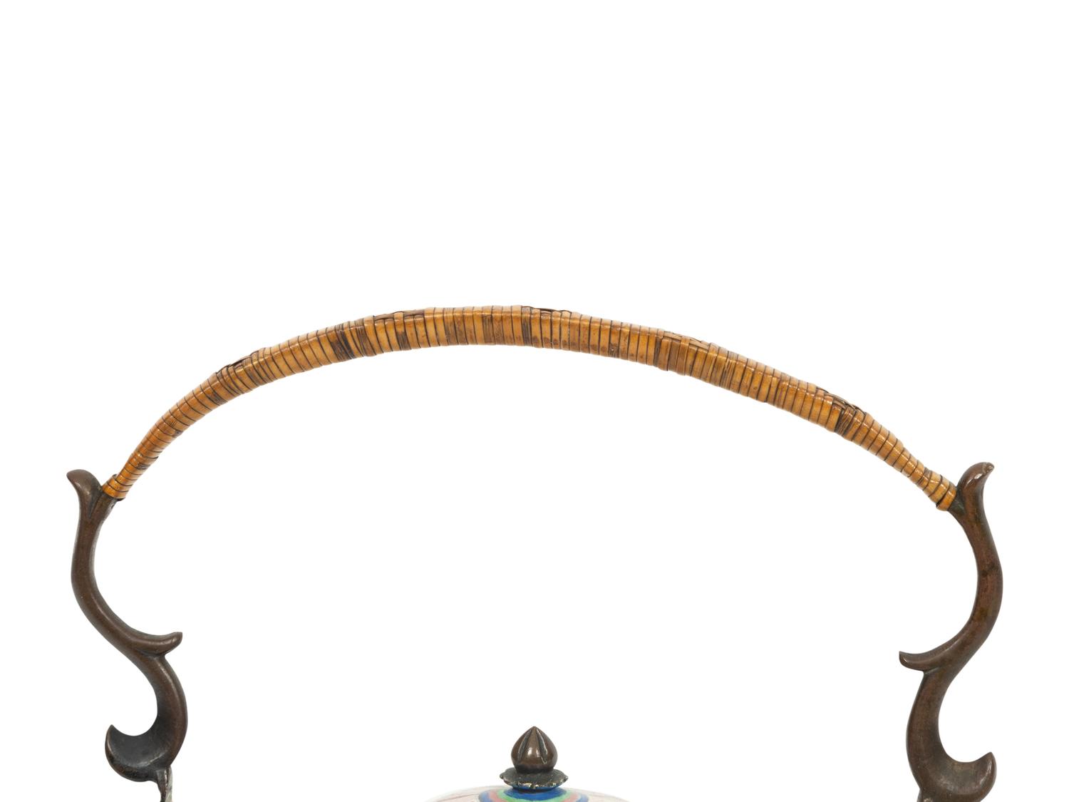 A Large Chinese Peking Enamel Teapot