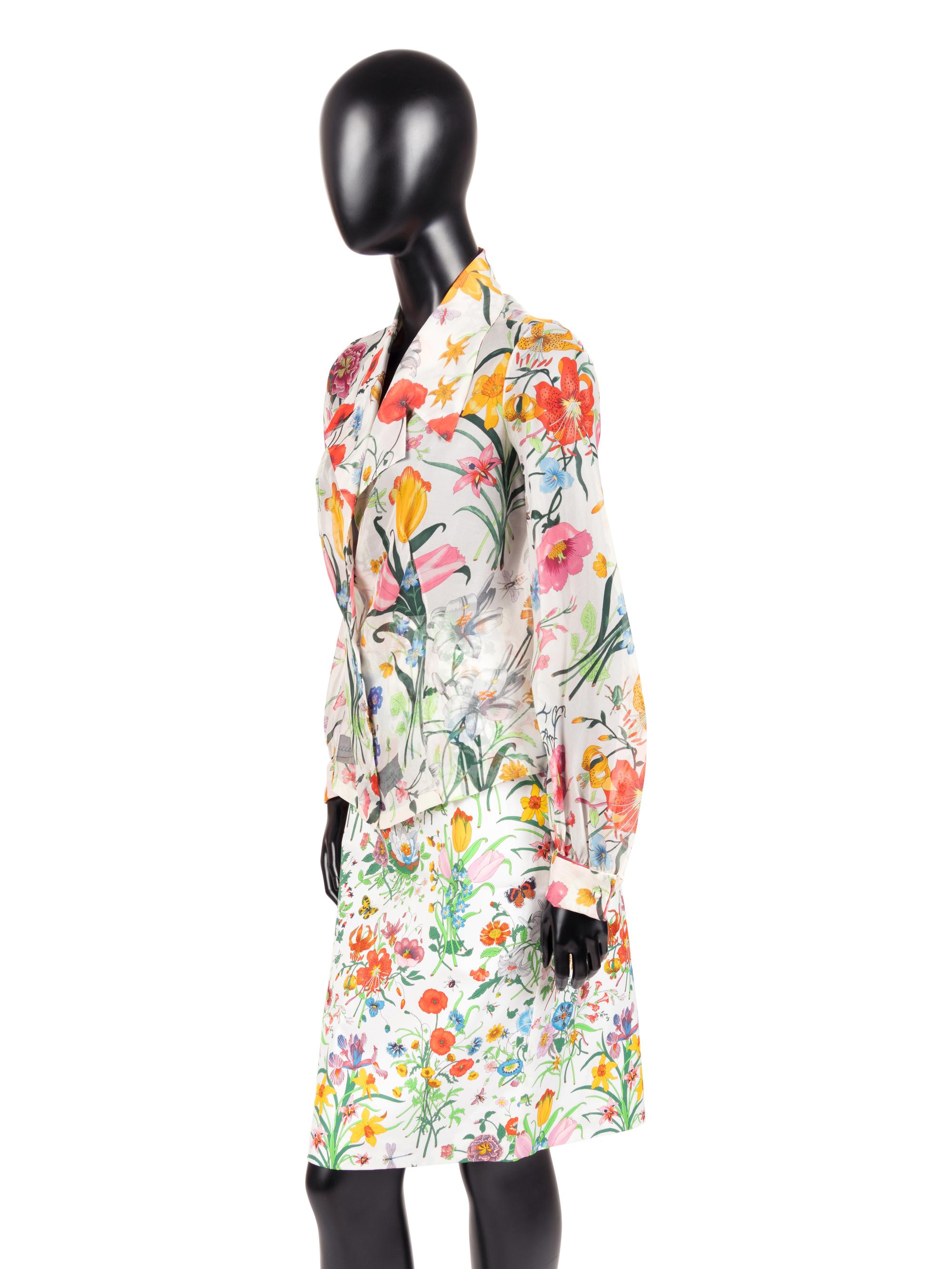 Gucci Floral Two-Piece Skirt Set, 1990-2000s