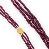 Ruby Bead Necklace
