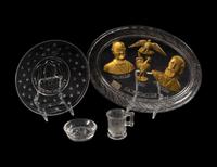 A Collection of United States Political and Public Figure-Related Glass Articles