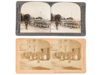 [EARLY PHOTOGRAPHY]. A group of approx. 95 stereoviews highlighted by images of US presidents, views in and around Washington, DC and Mount Vernon, and African American and female subjects.