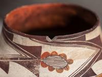 Laguna Polychrome Pottery Jar