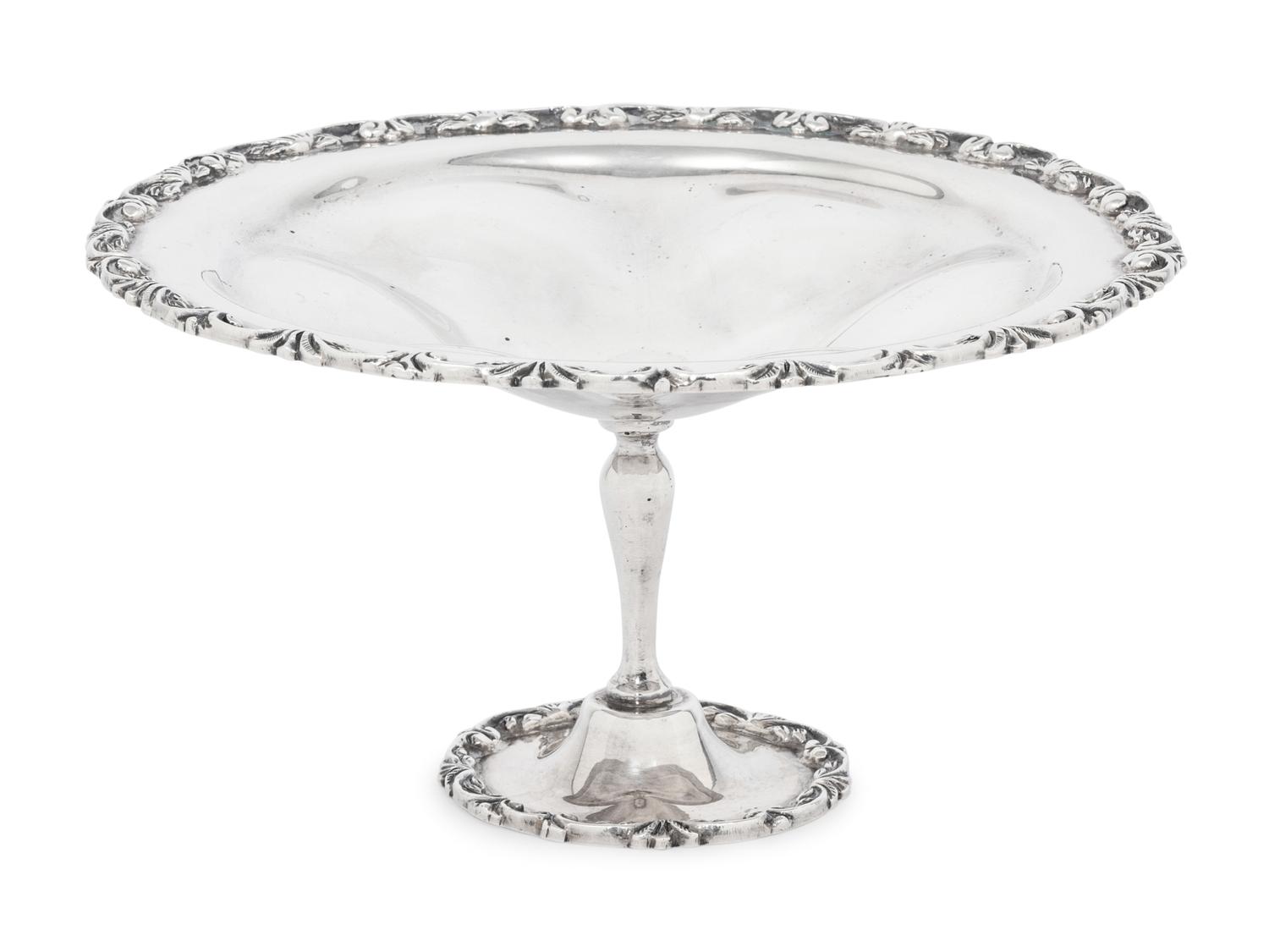 A Group of Three Mexican Silver Table Articles