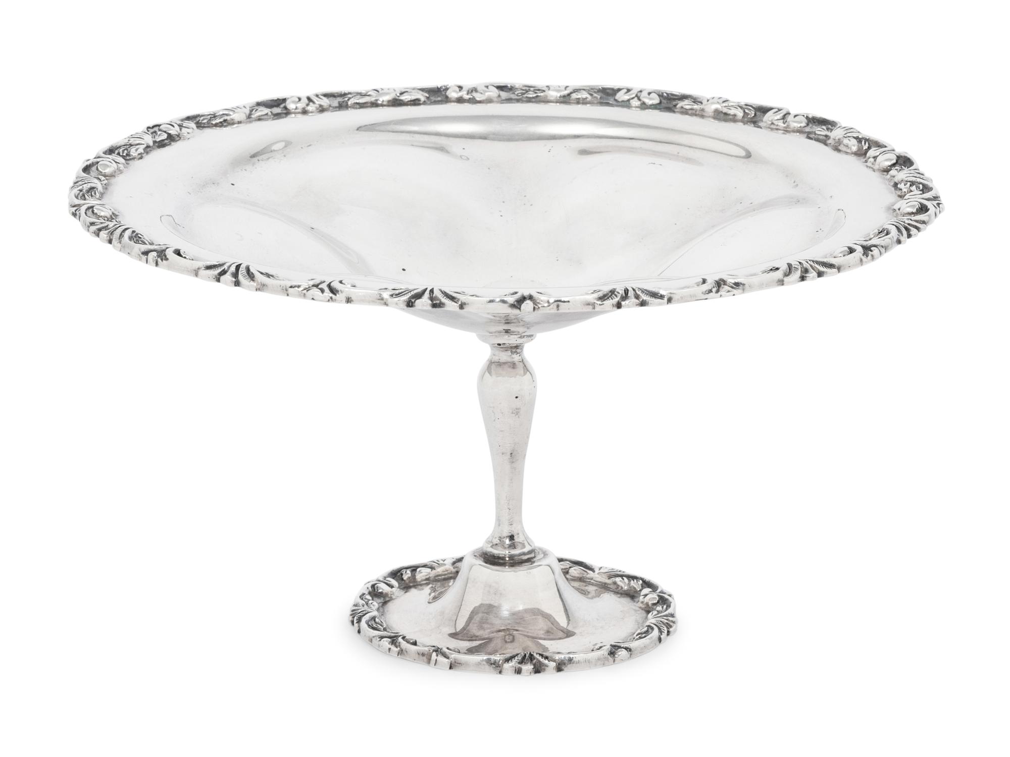 A Group of Three Mexican Silver Table Articles