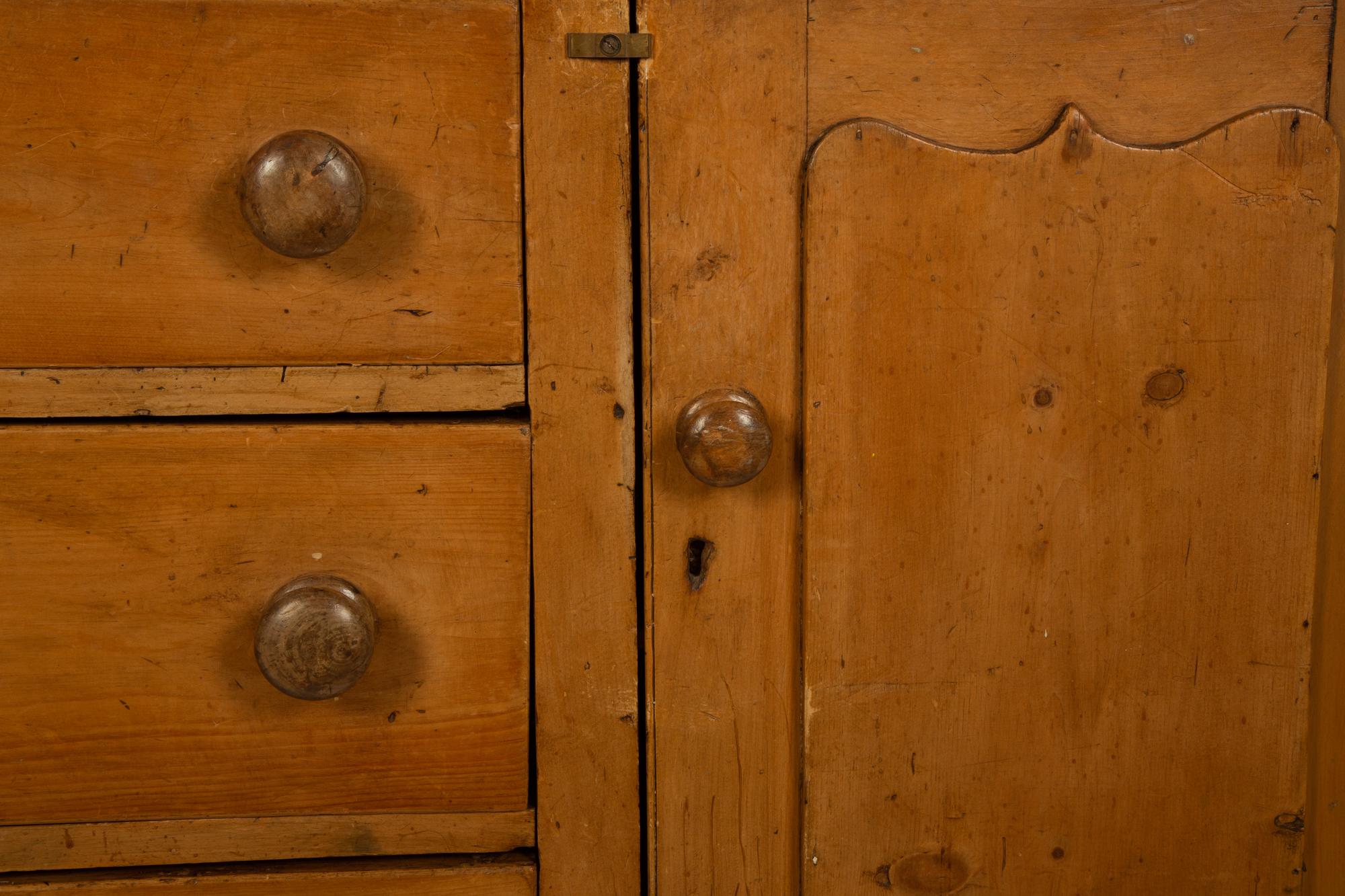 An English/Irish Pine Welsh Dresser — 19TH CENTURY