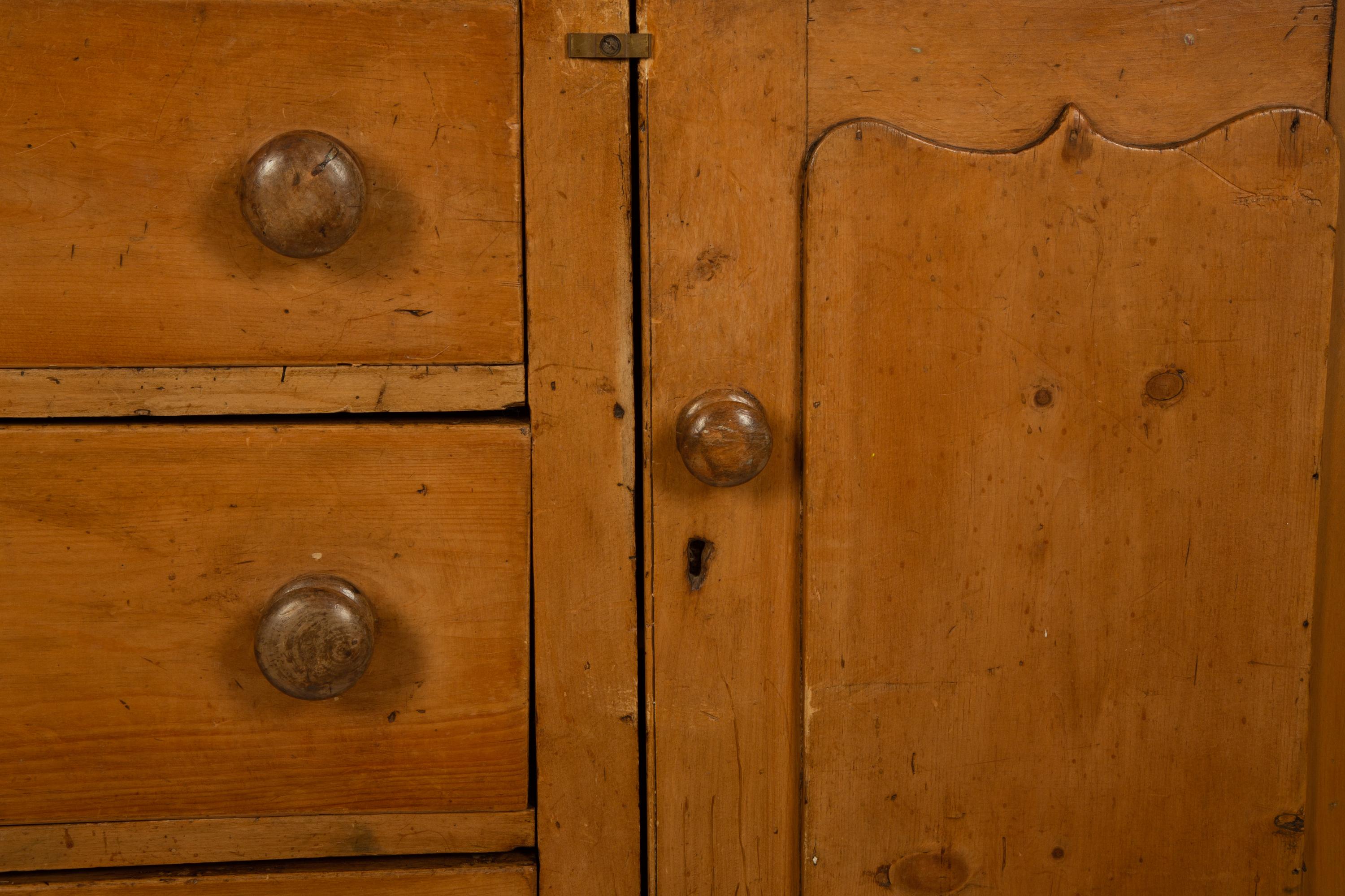 An English/Irish Pine Welsh Dresser — 19TH CENTURY