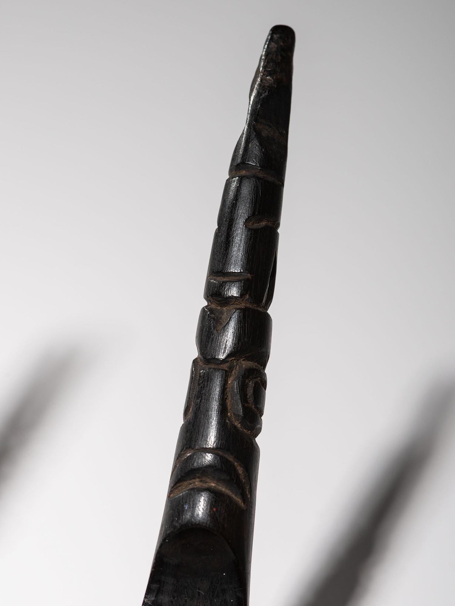 Collection of Northwest Coast Carved Totemic Spoons