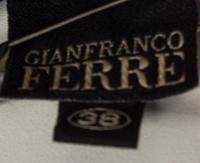 A Gianfranco Ferre Black Long Wrap Skirt, Size 38.