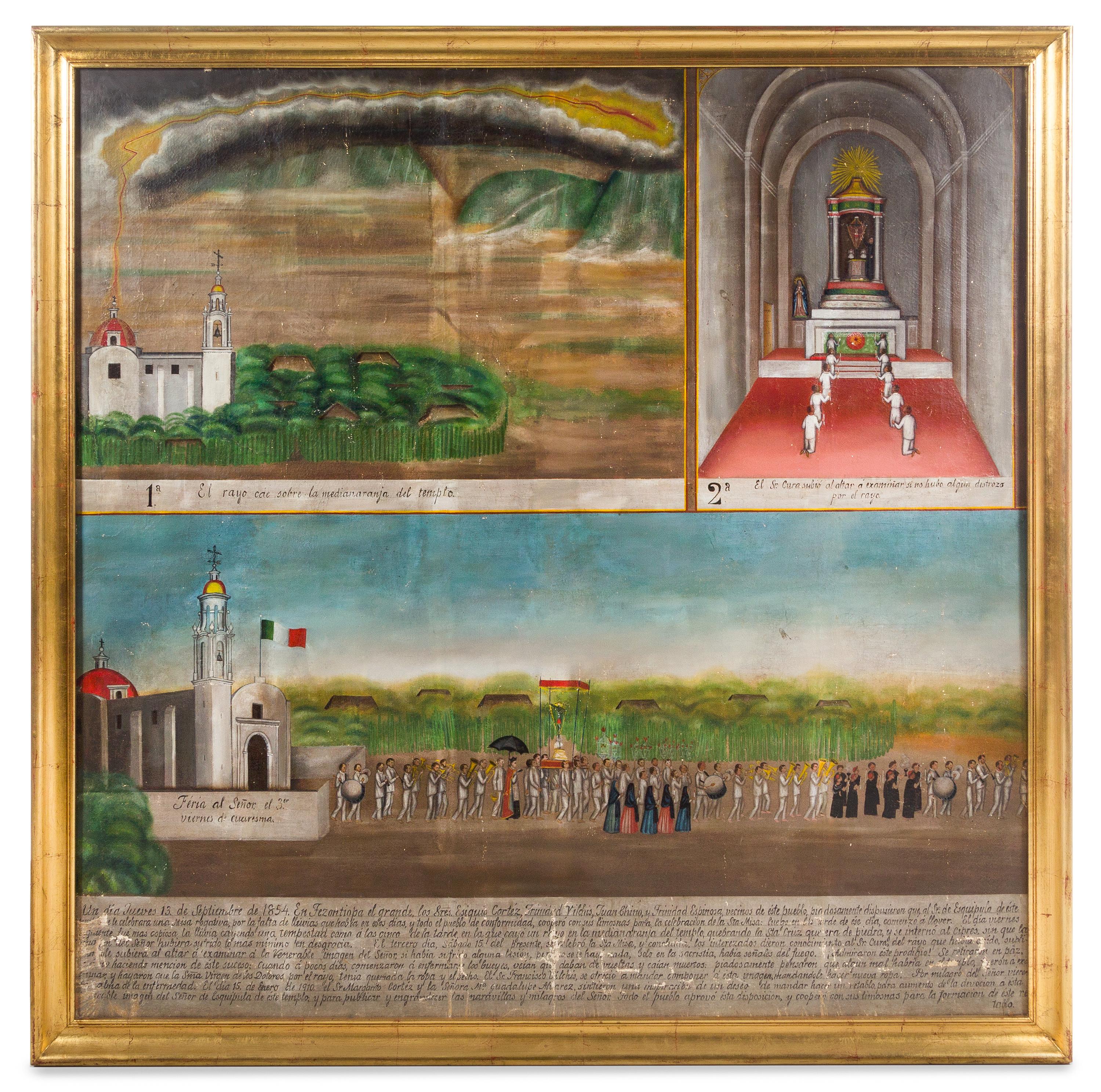 Artist Unknown, (Mexican, 19th Century), Retablo Milagroso