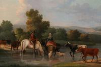 Traveler with Cattle