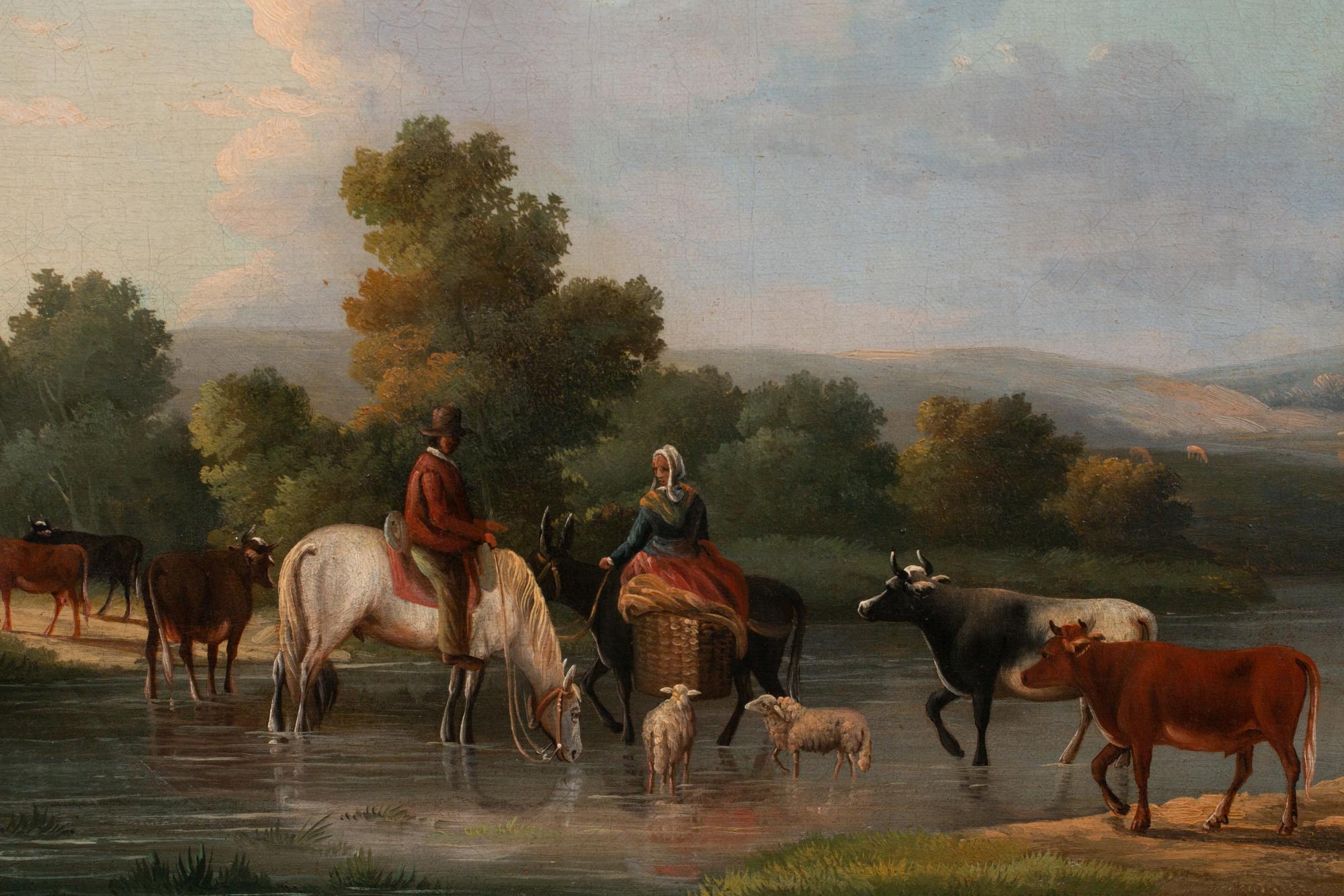 Traveler with Cattle