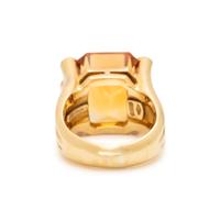 VERDURA, CITRINE AND DIAMOND RING