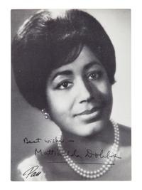 [20TH-CENTURY OPERA SINGERS]. A group of 6 signed photographs or photographic postcards of opera singers from the 1950s-1960s, comprising images of: