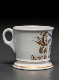 A WWI Colonel's Porcelain Shaving Mug