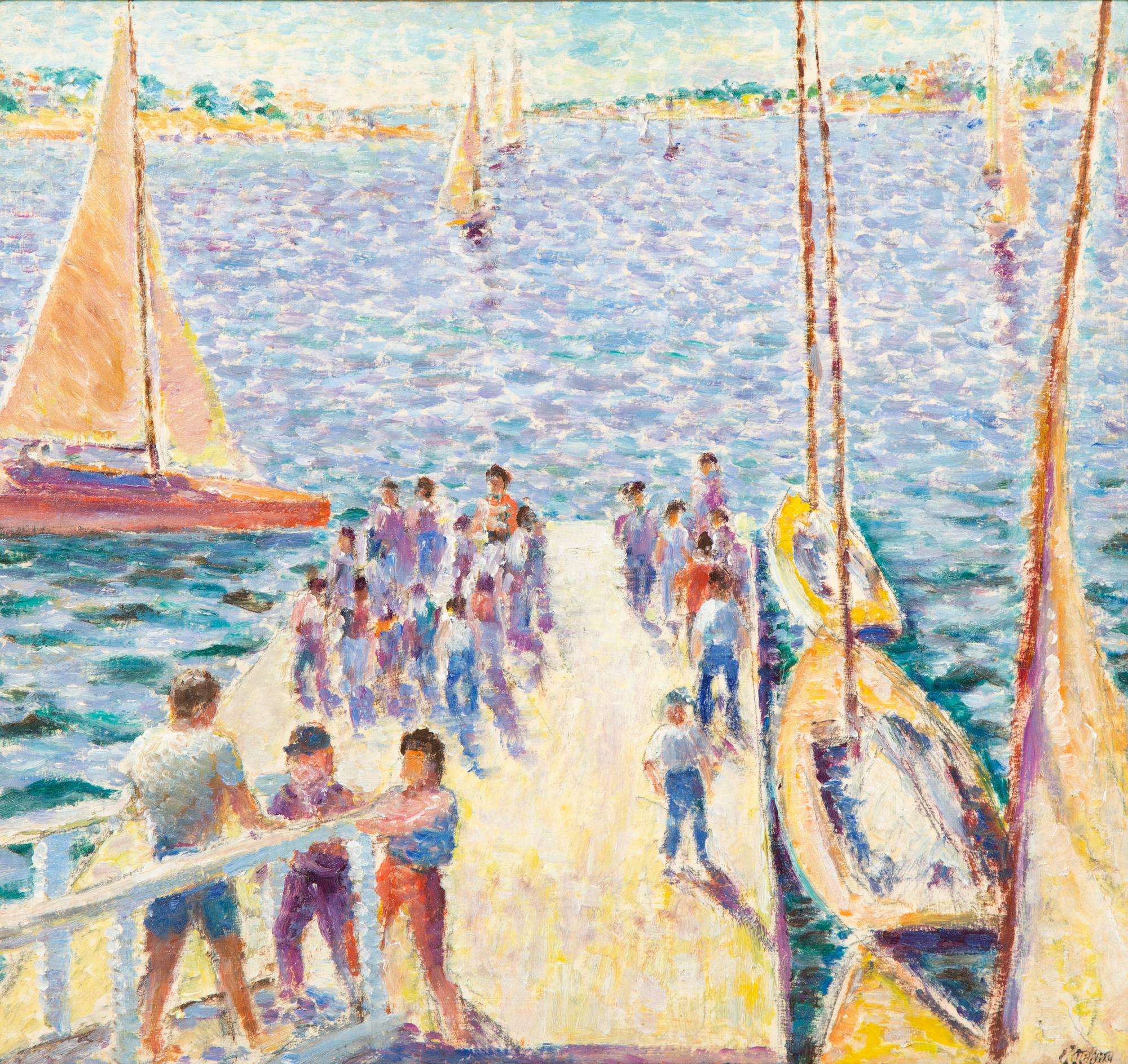 Yacht Club Landing - Race Time, 1913