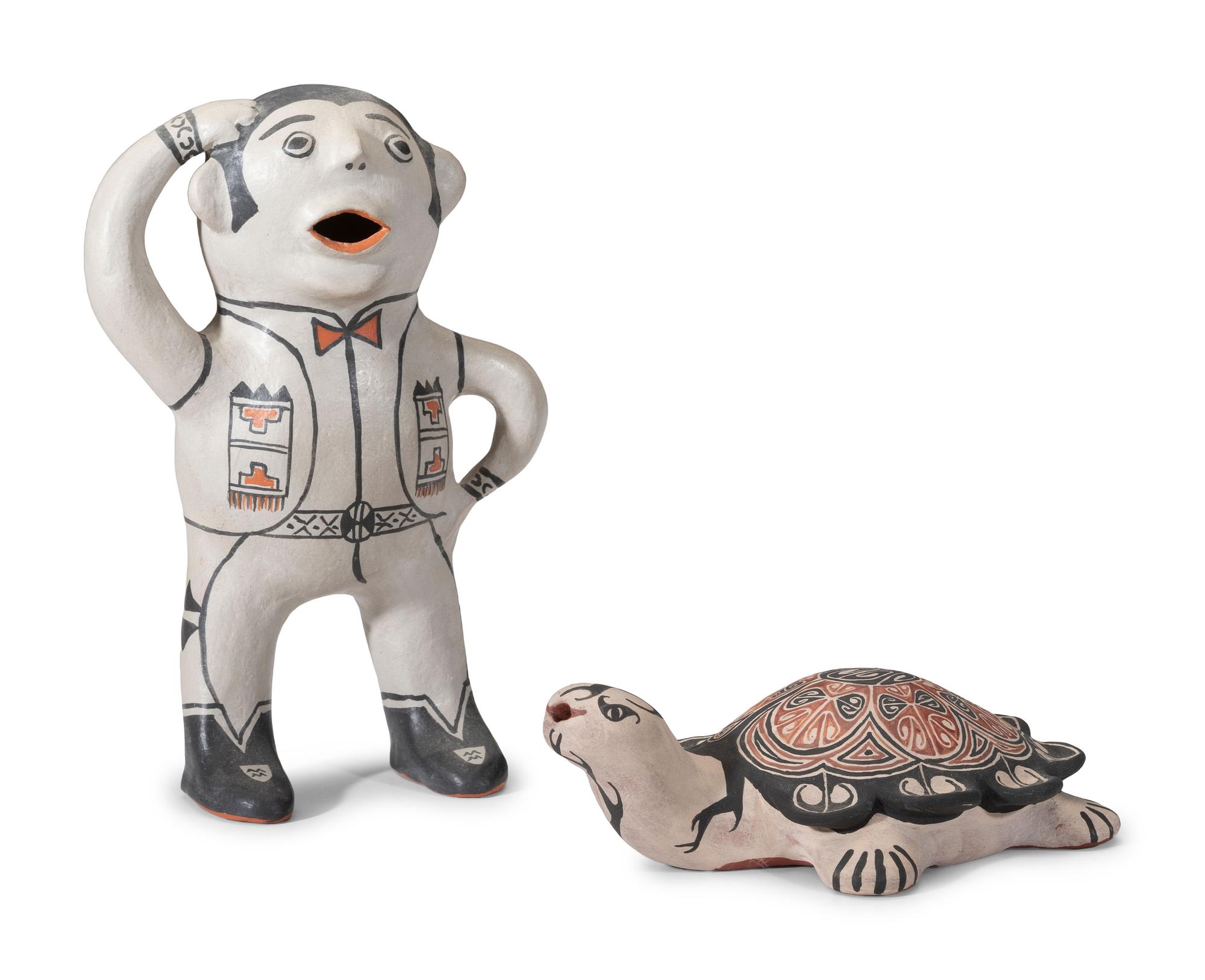 Pottery Turtle and Storyteller
