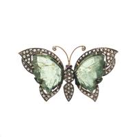 MULTIGEM BUTTERFLY BROOCH