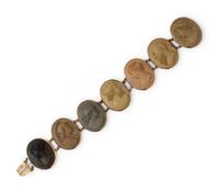 ANTIQUE, LAVA CAMEO BRACELET