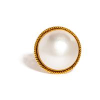 COLLECTION OF YELLOW GOLD AND CULTURED PEARL JEWELRY