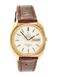 OMEGA, REF. 168.019 CD STAINLESS STEEL AND 14K YELLOW GOLD 'CONSTELLATION' DAY-DATE WATCH