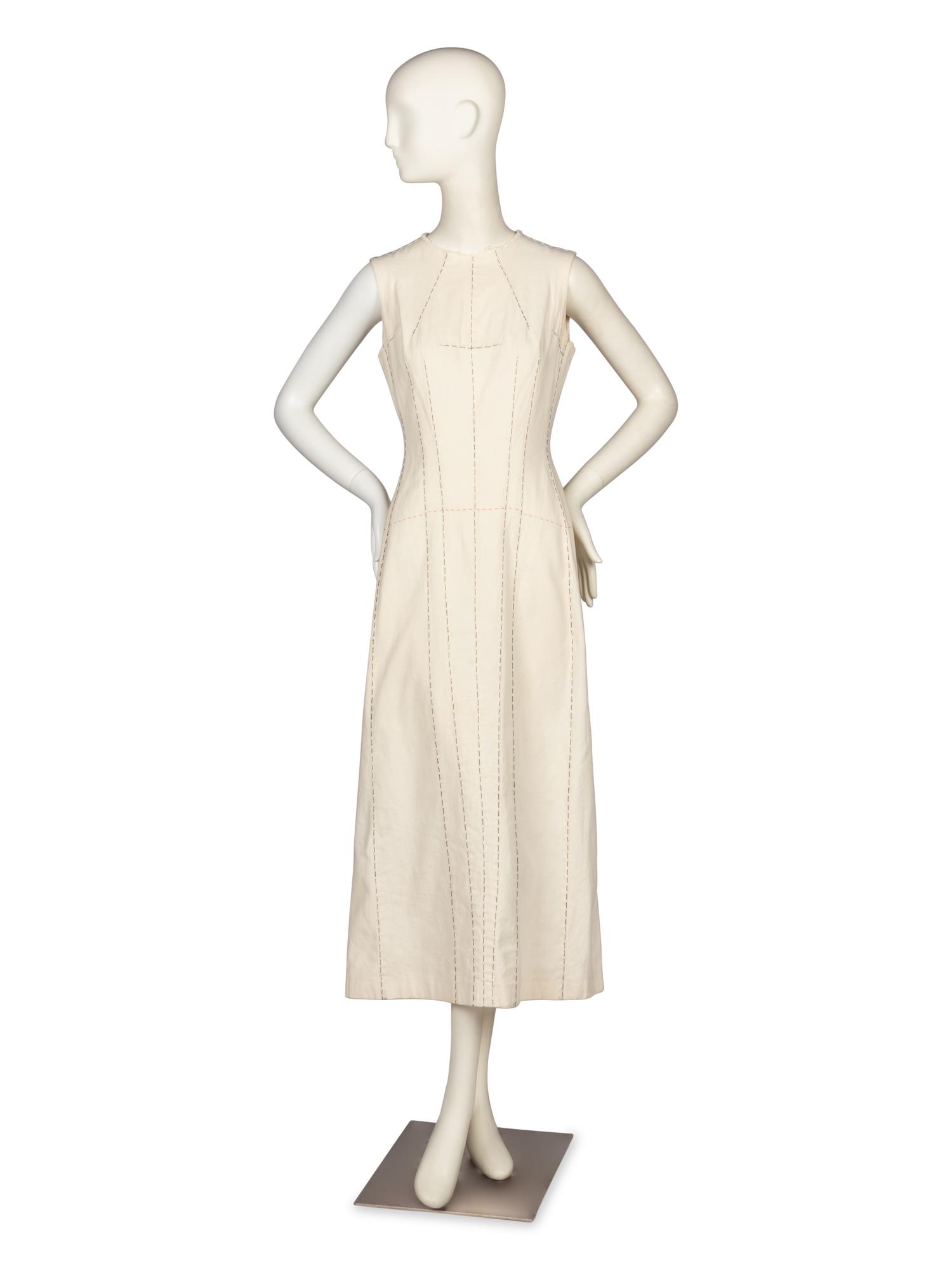 Yohji Yamamoto, Topstitched Dress, S/S 2000